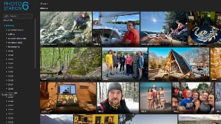 photo album website screenshot